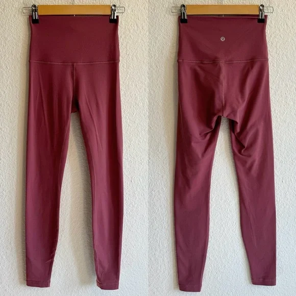Lululemon Wunder Under Super High Rise Tight 28" Leggings So Merlot Women’s 4 - Picture 3 of 8